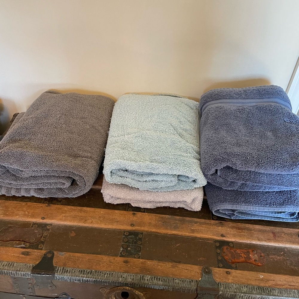 Bath Towels - Assorted Colors